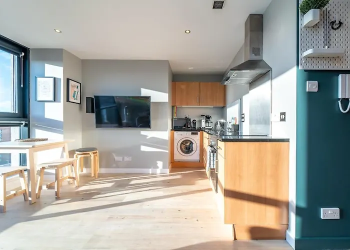 Stylish Finnieston Centre Free Parking Apartman Glasgow