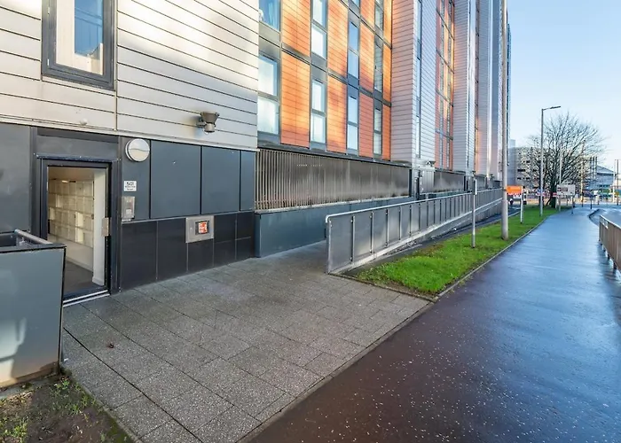 Stylish Finnieston Centre Free Parking Apartman