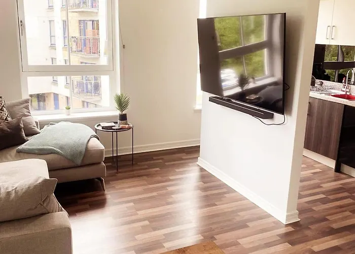 公寓 Modern Two Bed With Free Parking 格拉斯哥