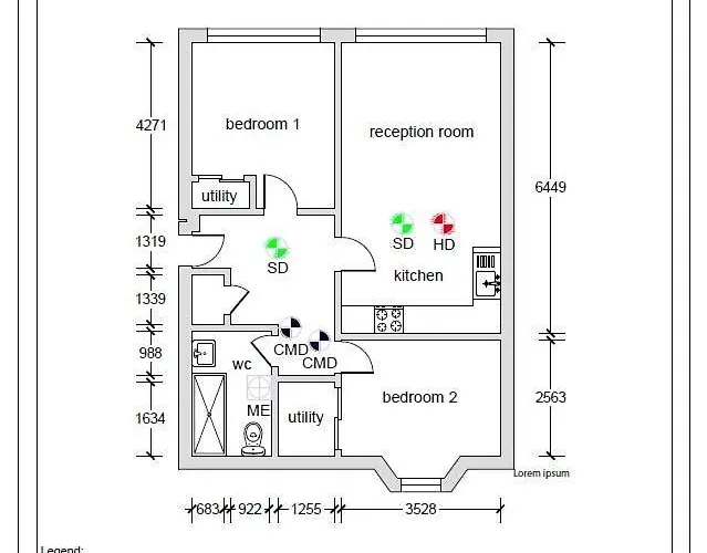 Stylish 2-bed Near * Glasgow