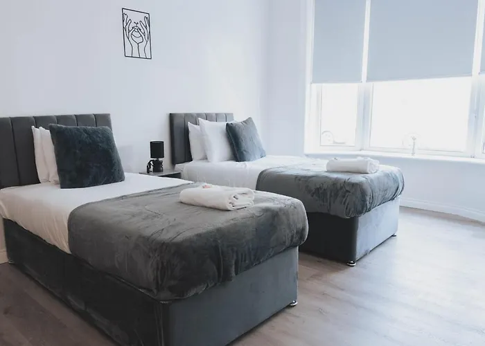 Apartman Stylish 3br Near Hampden No 29 With Free Parking Glasgow