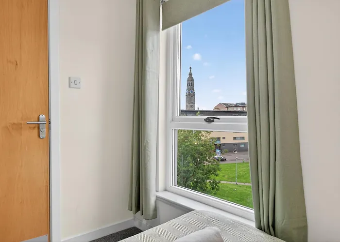 شقة Modern 2-bedroom Flat In Centre, Near Galsgow *