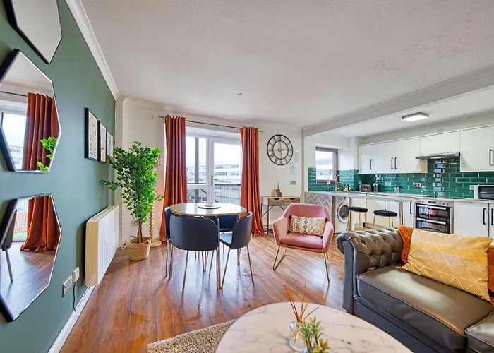 New Slick Finnieston Pad W/ Free Parking Apartment Glasgow