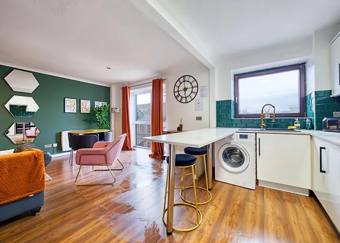 アパート New Slick Finnieston Pad W/ Free Parking グラスゴー