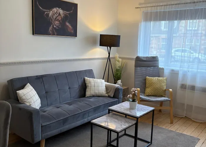 Modern In West End, Free Parking Appartement Glasgow