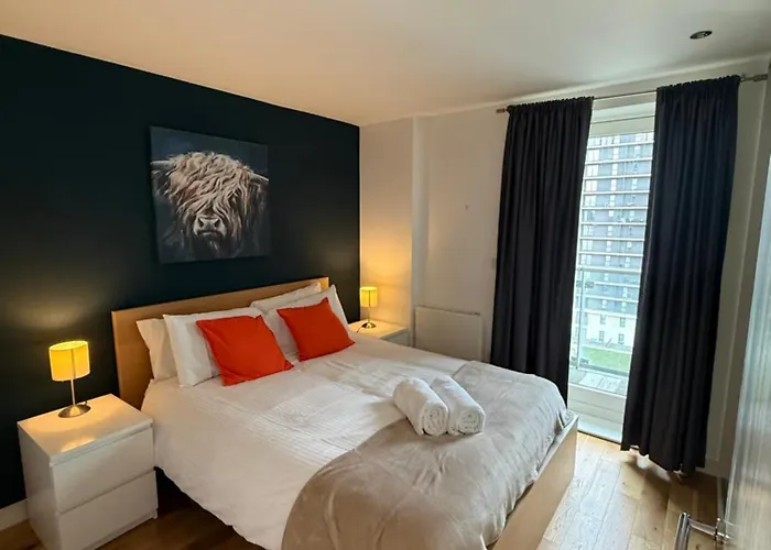 Appartement Executive Riverside With Workspace & Fast Wifi Glasgow