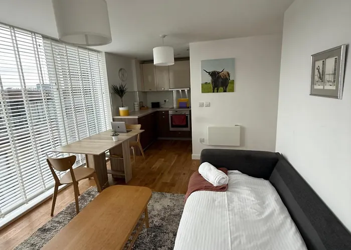 Executive Riverside With Workspace & Fast Wifi Appartement Glasgow