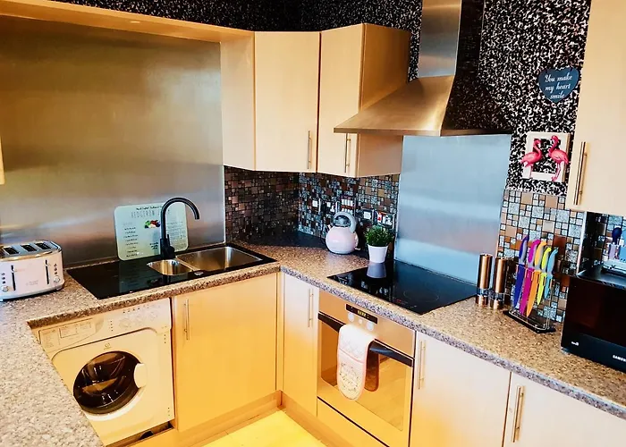 Apartment Station Skyline With Parking