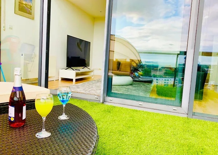 Centre - The Penthouse With Riverviews - 公寓 格拉斯哥