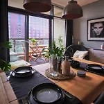 Glasgow, Finnieston Luxury 2 Bed With Parking, E-check In, Hi-fi Appartement
