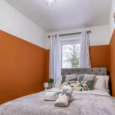 Cheerful 2 Bedroom Homely Apartment, Sleeps 4 Guest Comfy, 1x Double Bed, 2x Single Beds, Free Parking, Free Wifi, Suitable For Business, Leisure Guest, Contractors, Qe Hospital, Glasgow, Near Airport & Centre, Perfect For Common Wealth Games 20 * Glasgow