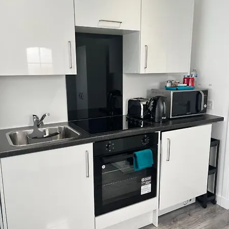 公寓 Modern Comfy One Bed - Free Parking 格拉斯哥