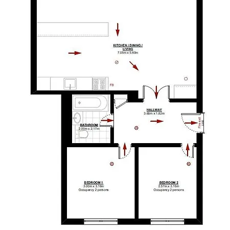 Getaway With Free Parking Holiday home Glasgow