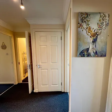 Stylish Modern Flat With Juliet Balcony & Parking Apartmán