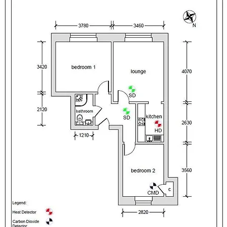 Daire 2 Bedroom Oasis In Centre *