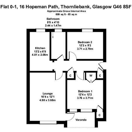 Apartmán Likewise Modern Two Bedrooms For 4 In Area Glasgow