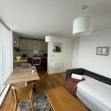 Executive Riverside With Workspace & Fast Wifi Apartament