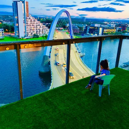 Appartement Centre - The Penthouse With Riverviews - Glasgow