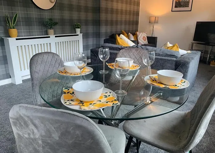 Appartement Modern 2 Bedroom Flat With Free Parking In Cambuslang,