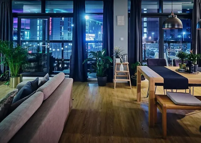 شقة Glasgow, Finnieston Luxury 2 Bed With Parking, E-check In, Hi-fi *