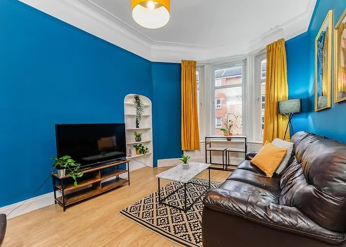 Apartamento Traditional 1-bed Flat In Southside Glasgow