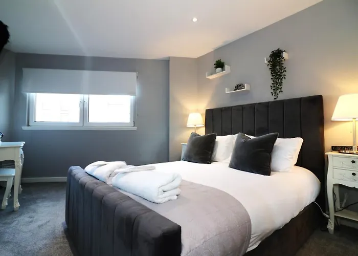 Glas Go Executive 2-bedroom Near Ovo Hydro Free Parking Lägenhet *