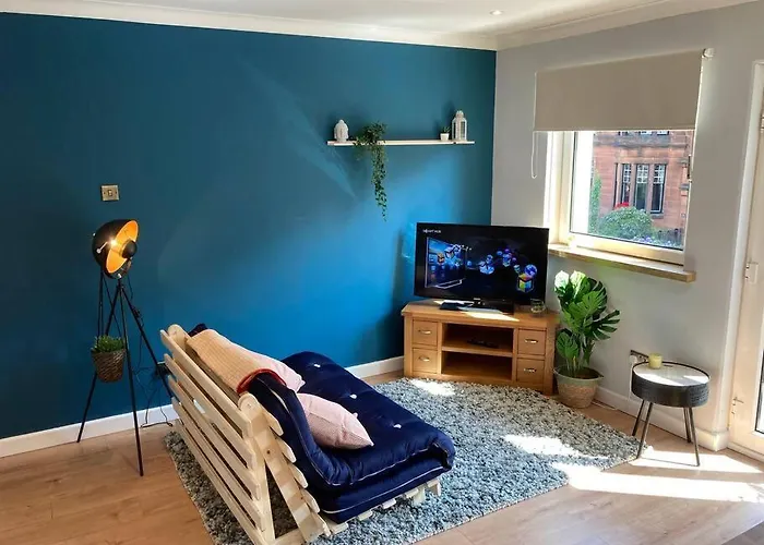 Rustic Floor West End Pad With Balcony, Parking Next To Byers Road, Aston Lane, Uni * 格拉斯哥