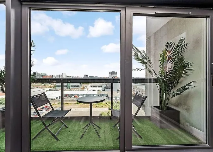 Apartament Luxurious Penthouse With Bar At Hydro & Secc Glasgow