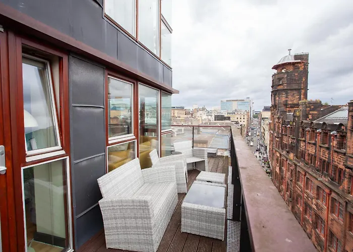 Beautiful Penthouse In Centre Location 格拉斯哥
