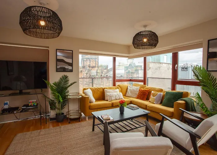 Beautiful Penthouse In Centre Location 度假居 格拉斯哥
