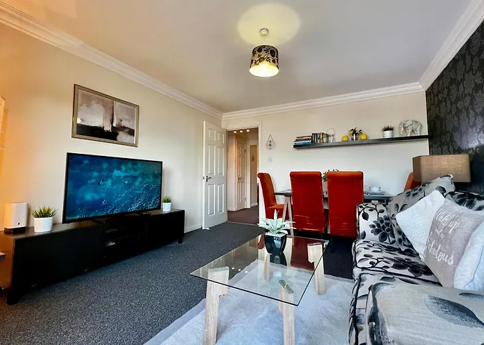 Lejlighed Stylish Modern Flat With Juliet Balcony & Parking Glasgow