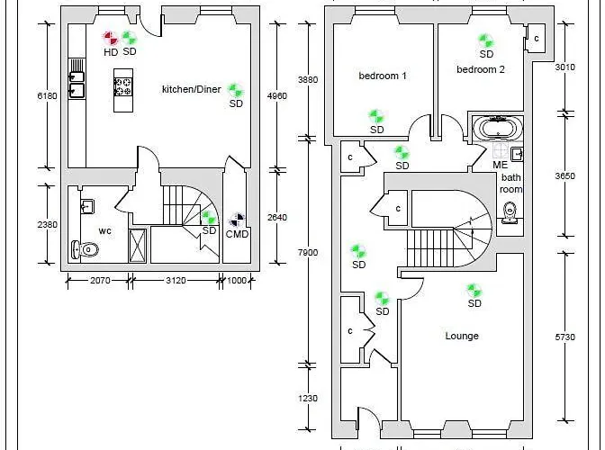 Charming Sandstone-basement In West End 別荘