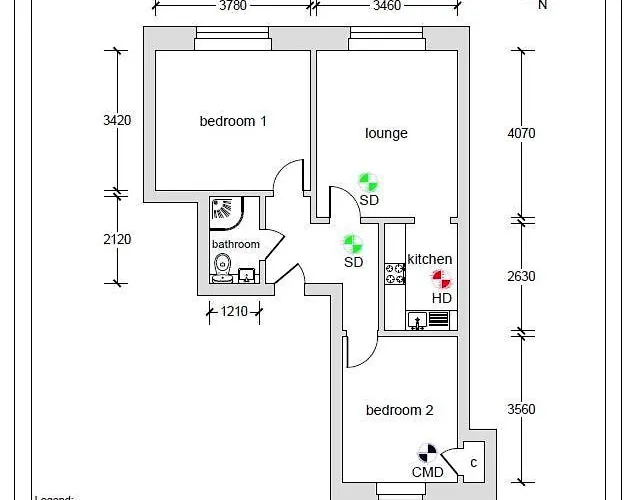 Appartement 2 Bedroom Oasis In Centre *