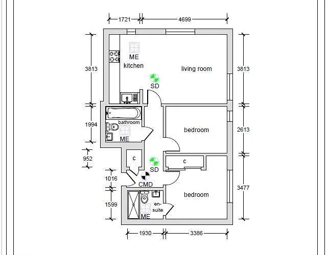 Stylish Newly Decorated 2 Bed Apartment *
