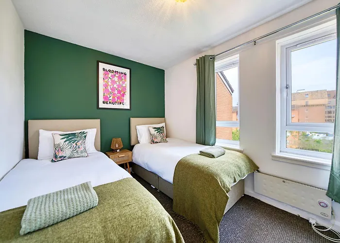 2br Flat Parking Near And Finnieston Apartament *