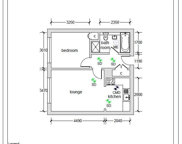 Stylish Merchant Flat Glasgow