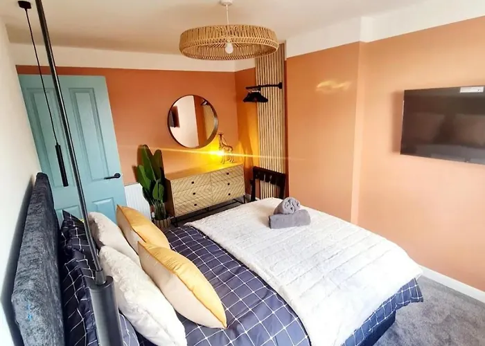 Feriehus Urban 4br House - Central-free Parking-no Party Glasgow