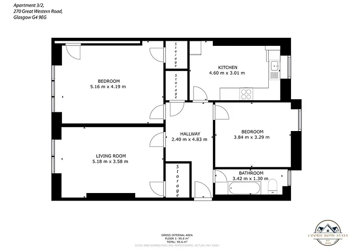 Apartment Family And Group 2br By Park Sleeps 7 Glasgow
