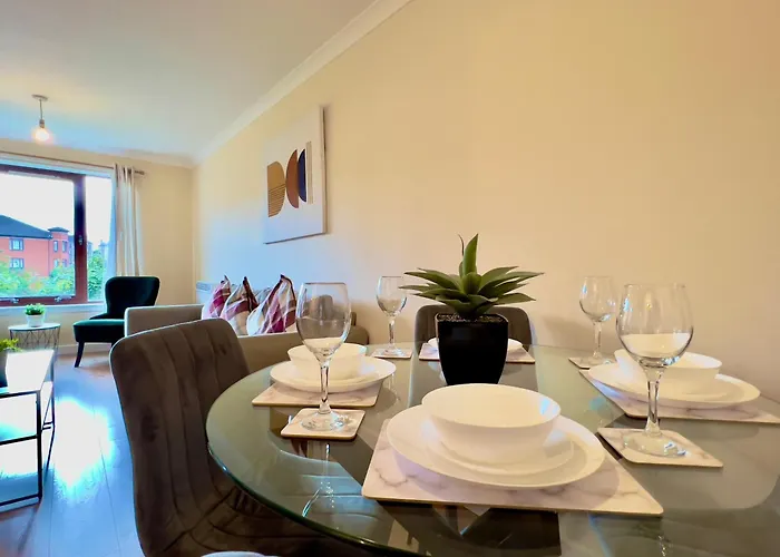 Appartamento Garden-view 2br - Free Parking & Wifi Glasgow