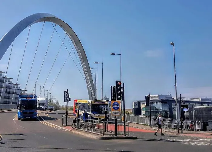 アパート Elegant Near Secc/hydro In Finnieston, グラスゴー