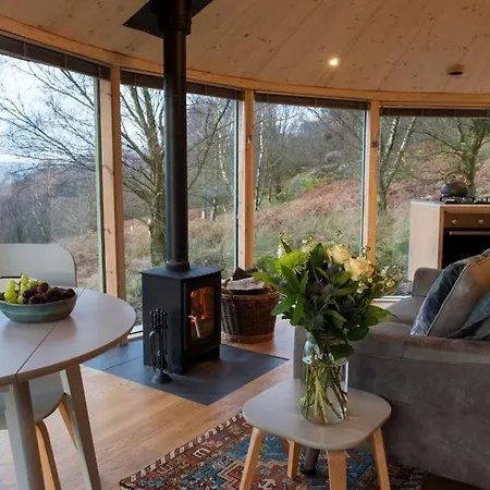 Craigmaddie Muir Roundhouse With Hot Tub Romantic, Luxury, Rural For 2 Near Milngavie Lägenhet