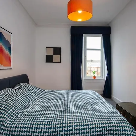 Lägenhet Stylish Contemporary Flat Near Queen's Park Glasgow