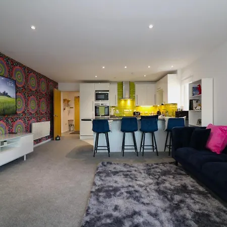 公寓 Glas Go Executive 2-bedroom Near Ovo Hydro Free Parking *