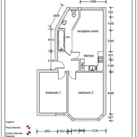 Beautiful 2 Bed Rose St Apartamento