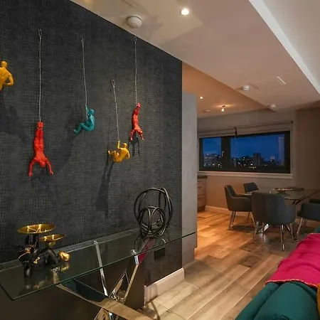 Luxurious Penthouse With Bar At Hydro & Secc * 格拉斯哥