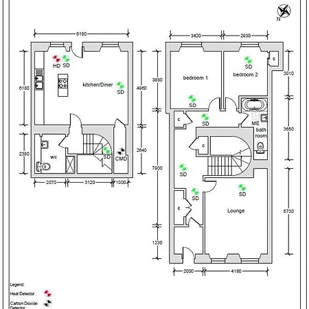 Charming Sandstone-basement In West End 度假居