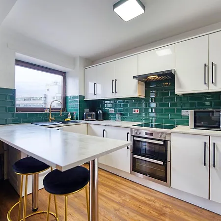 Apartman New Slick Finnieston Pad W/ Free Parking *