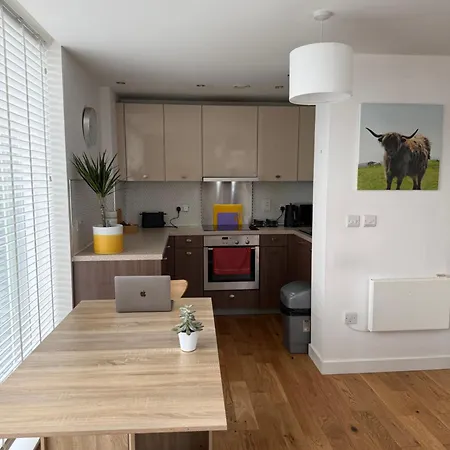 Executive Riverside With Workspace & Fast Wifi Daire Glasgow