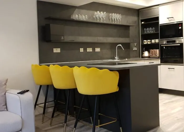 Hébergement de vacances Executive Triplex House, 3 Bedroom 3 Bathrooms 1 Living Kitchen - Huge Terrace For Master Bedroom - Private E Parking Lez Congestion Zone Free - Garden - 5 Mins Drive To Centre Station *