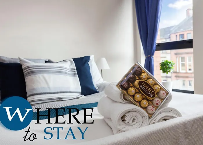 Bright 1 Bedroom Apartment-private Parking Glasgow